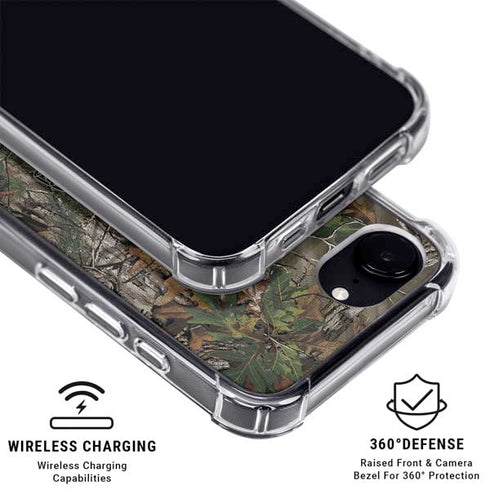 NFL Cleveland Browns Realtree Xtra Green Camo iPhone 16e Clear Case
